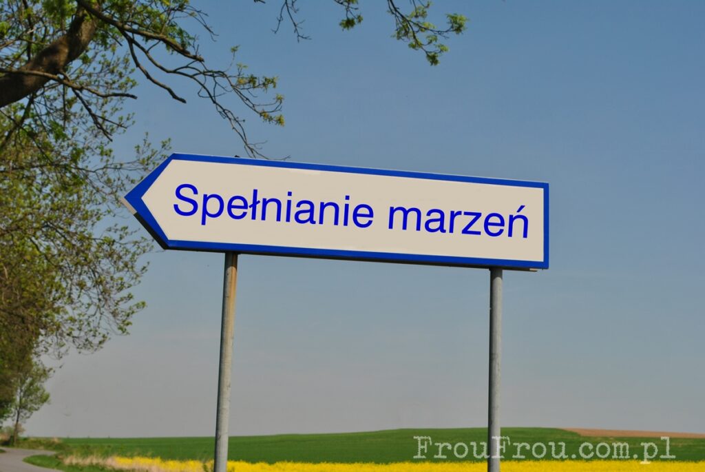 Drogowskaz na "spełnianie marzeń"