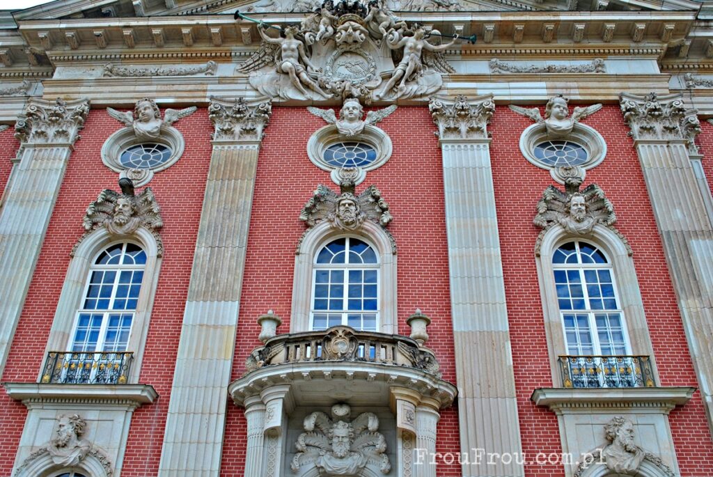 Poczdam, Sanssouci, Nowy Pałac, detale architektury