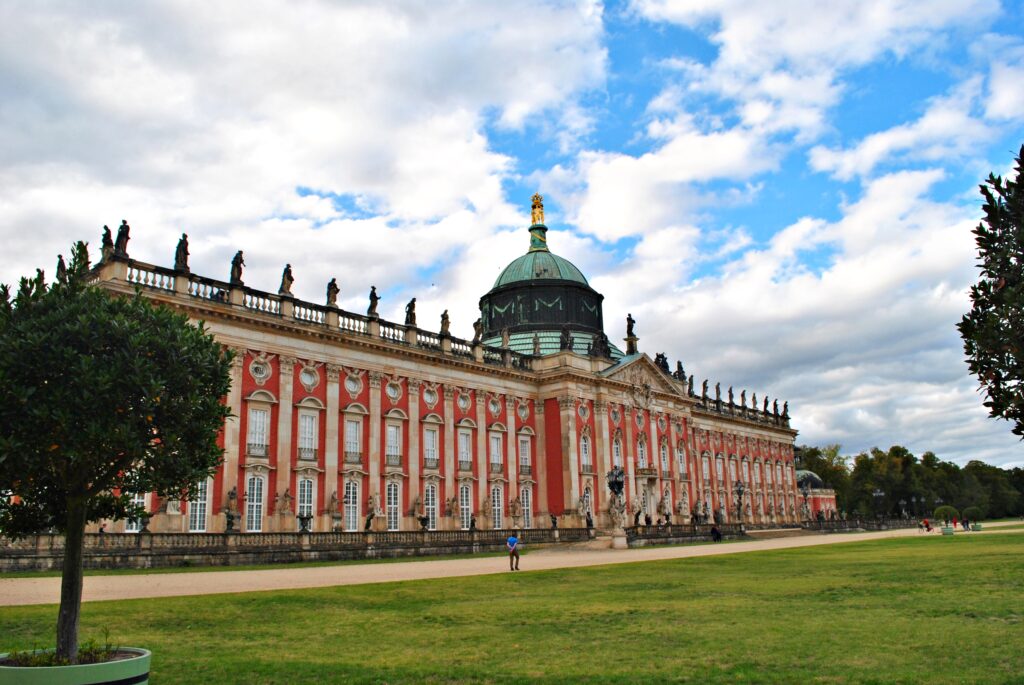 Poczdam, Sanssouci, nowy Pałac, widok ogólny