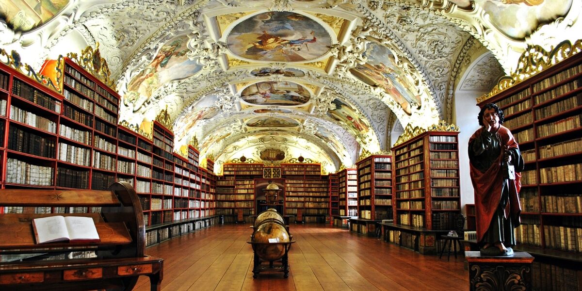 Praga, biblioteka na Strahovie, Sala astronomiczna