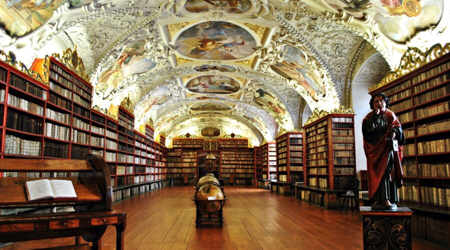 Praga, biblioteka na Strahovie, Sala astronomiczna