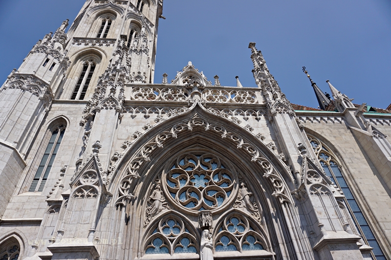 Detale kościoła św. Macieja w Budapeszcie