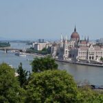 Budapeszt, Węgry, widok na parlament
