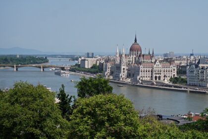 Budapeszt, Węgry, widok na parlament