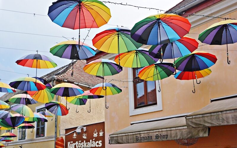 Szentendre - parasole, wizytówka miasta