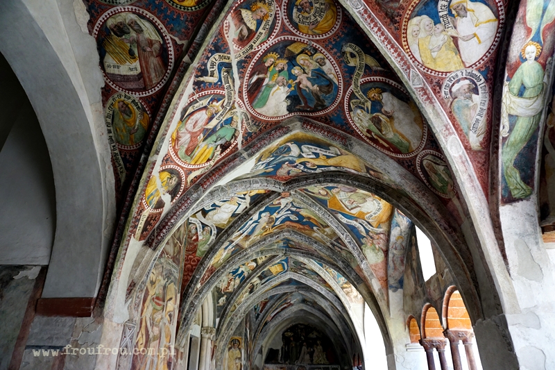 Freski - krużganki klasztoru Bressanone - Brixen