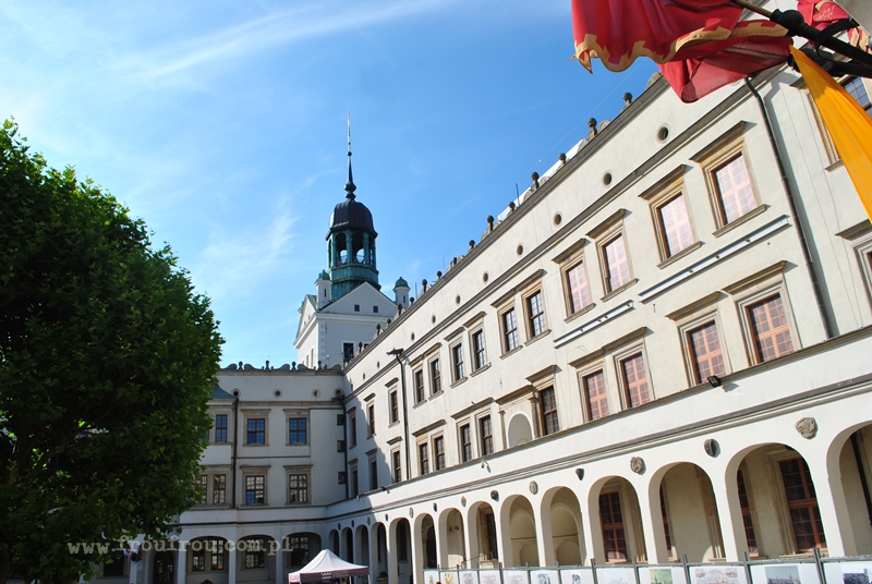 Dziedziniec zamku Książąt Pomorskich w Szczecinie