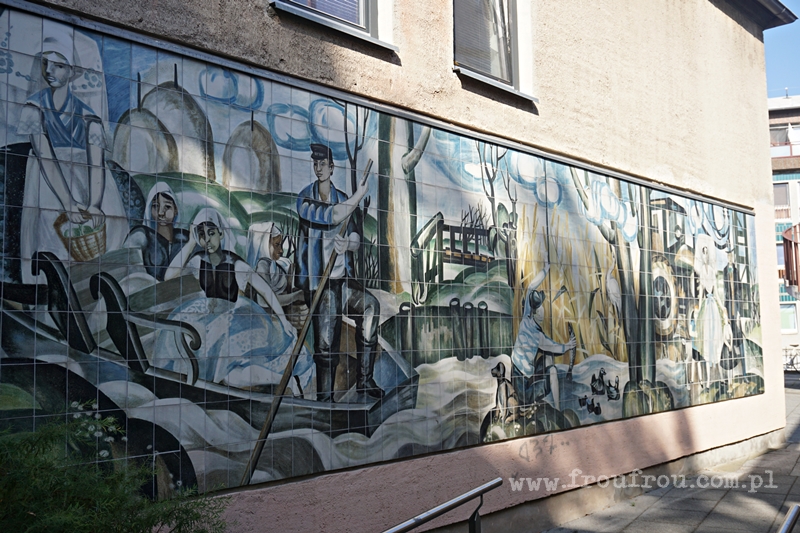 Mozaika przedstawiające łużyckie tradycje - Cottbus