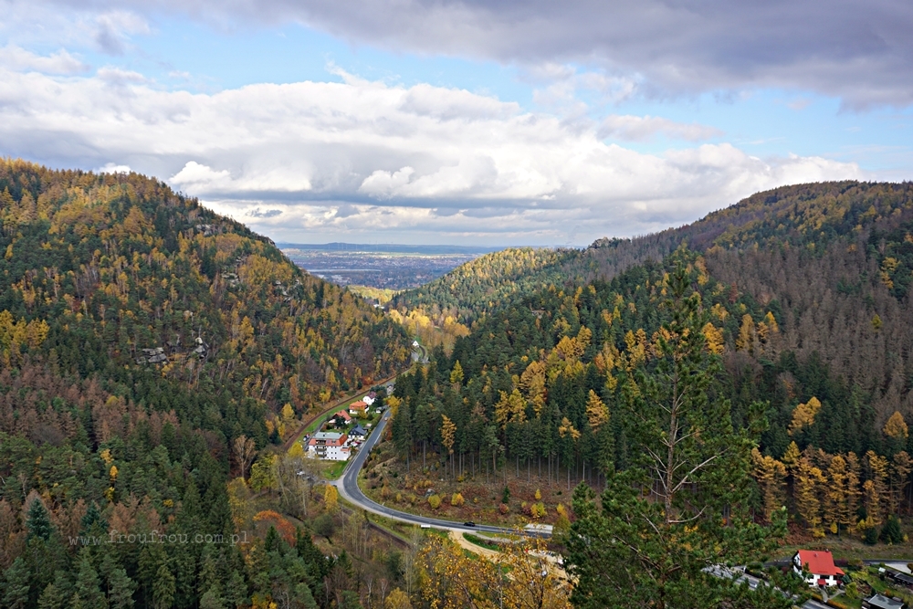 Oybin - widok z góry