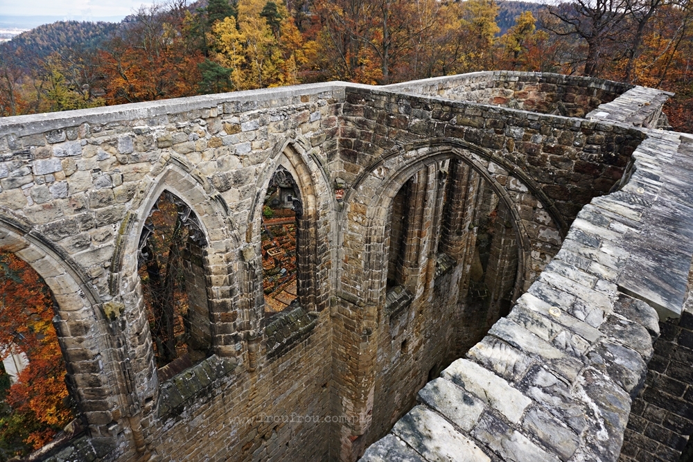 Oybin - zwieńczenie ruin
