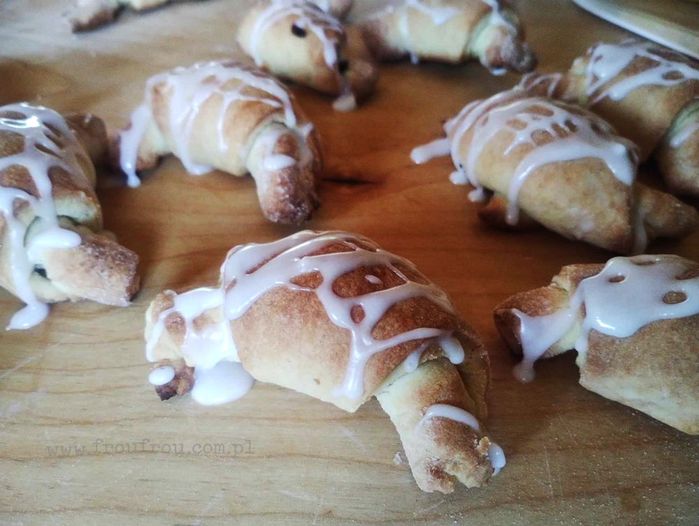 Rogaliki krucho-drożdżowe