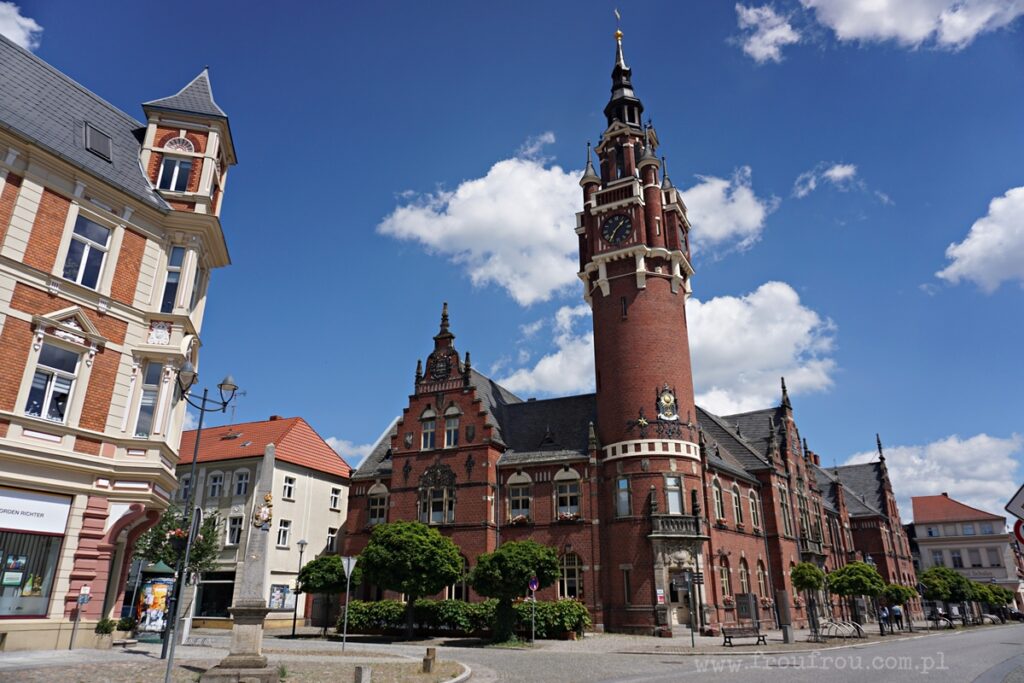 Budynek ratusza wDahme Mark w Brandenburgii 