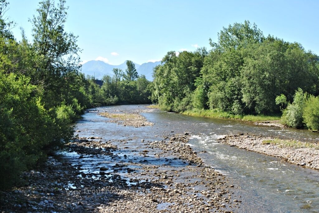 Chochołów, Czarny Dunajec, widok na Tatry