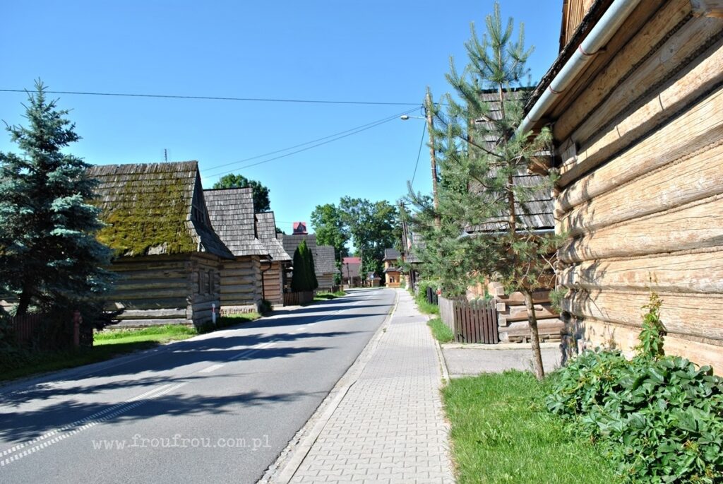Chochołów - drewniana zabudowa wsi