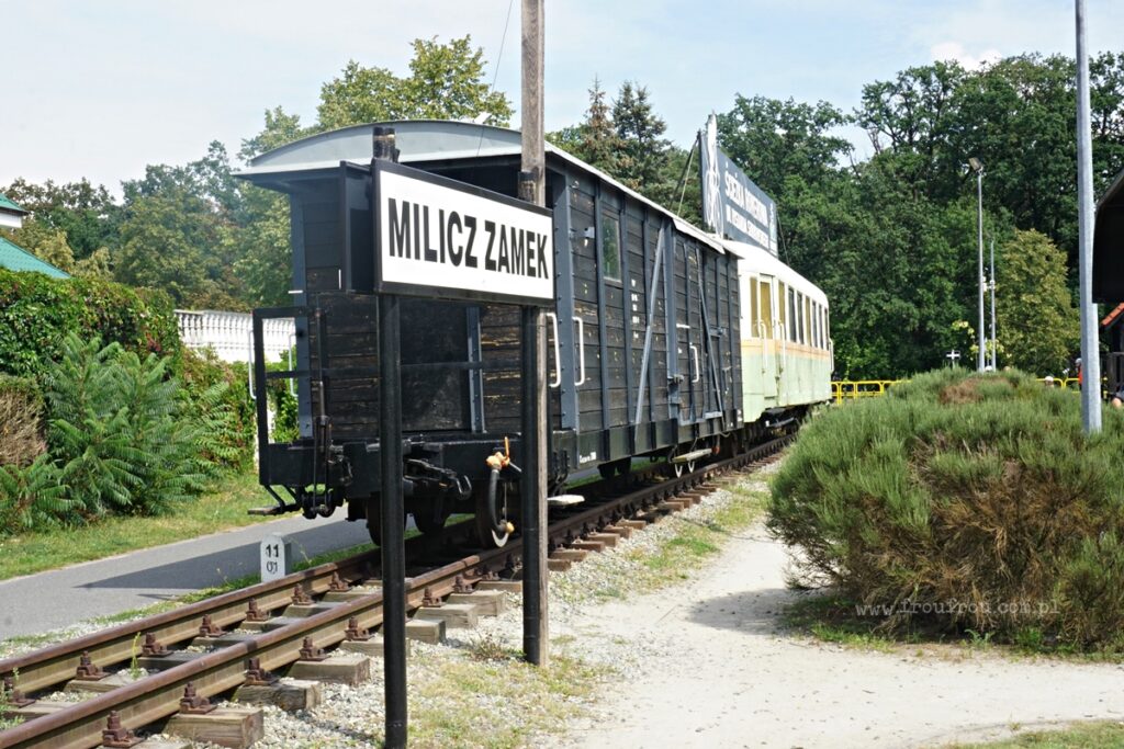 Milicz Zamek - stacja wąskotorówki