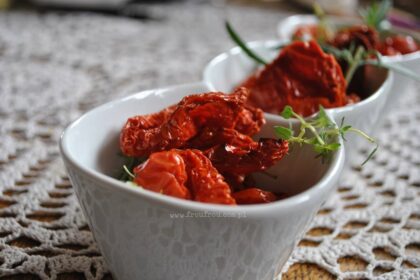 jak zrobić swoje własne suszone pomidory