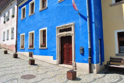 Srebrna Góra niebieska kamienica
