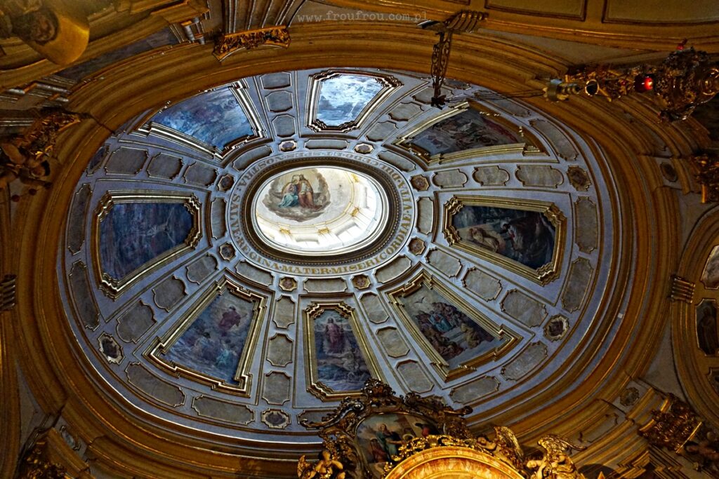 Sklepienie nawy bocznej bazyliki w Wambierzycach