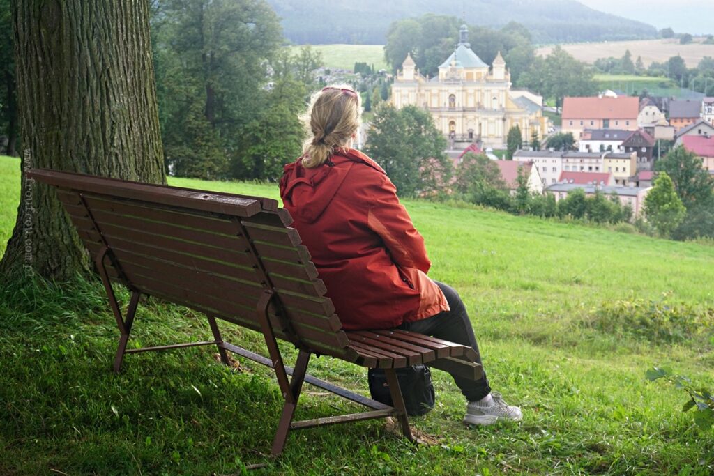Widok na Wambierzyce z kalwarii