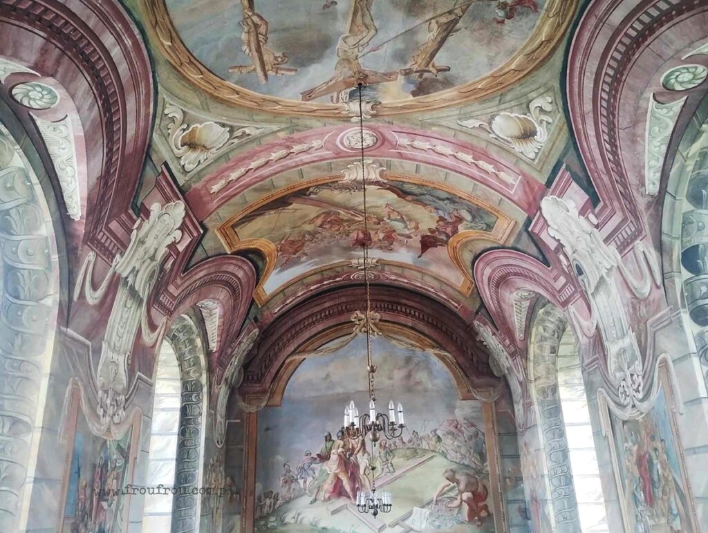 Soścnica - polichromie w kaplicy Świętych Schodów
