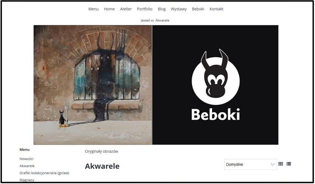 Akwarela Beboki Grzegorz Chudy - inspiracja listopada