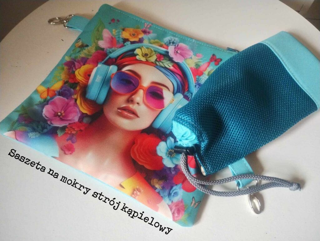Kosmetyczka podróżna - saszeta na mokry strój kąpielowy