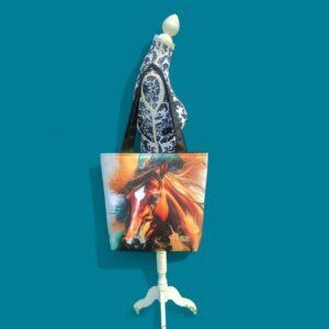 Torba z koniem - ANUSZKA - shopperka