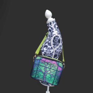 Torebka box HULAJDUSHO MINI, zielone drzewo