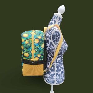 Plecak do samolotu DOCELOVO cytryny